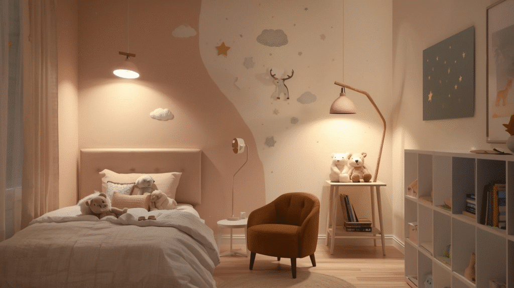 תאורה לחדר ילדים לום תאורה
